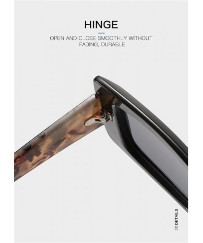 Small Frame Box Sunglasses Fashion Wear Men and Women Sunglasses (Color : 4, Size : 1) 1 2 $16.04 Designer