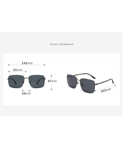 Retro Polarized Men and Women Sunglasses Outdoor Fishing Box Driving Glasses (Color : A, Size : Medium) Medium B $19.74 Designer