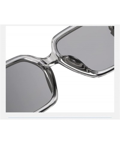 Fashionable Large Frame Women's HD Outdoor Holiday Decorative Sunglasses (Color : C, Size : 1) 1 B $18.92 Designer