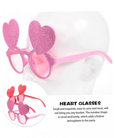 6 Pcs Heart Shaped Glasses Birthday Party Glasses Party Eyeglasses for Adults Novelty Party Eyewear Sunglasses for Women Chri...