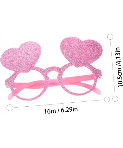 6 Pcs Heart Shaped Glasses Birthday Party Glasses Party Eyeglasses for Adults Novelty Party Eyewear Sunglasses for Women Chri...