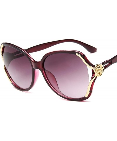 Large Frame Women Vacation Beach Party Decorative Sunglasses Gift (Color : E, Size : 1) 1 F $15.72 Designer