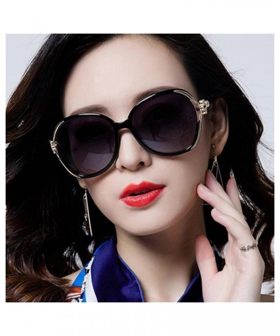 Large Frame Women Vacation Beach Party Decorative Sunglasses Gift (Color : E, Size : 1) 1 F $15.72 Designer