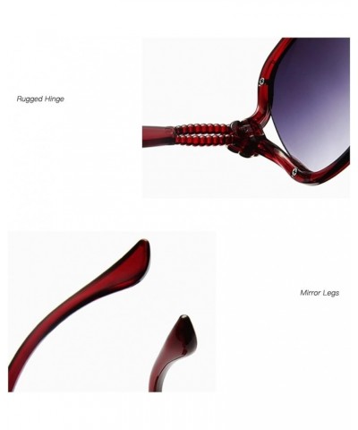 Large Frame Women Vacation Beach Party Decorative Sunglasses Gift (Color : E, Size : 1) 1 F $15.72 Designer