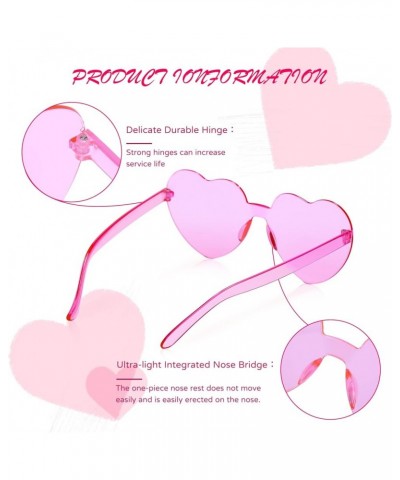 14 Pcs Heart Shaped Sunglasses for Women Heart Glasses Pack for Bachelorette Party Favor Valentines Gifts. 13pink&1white $9.8...