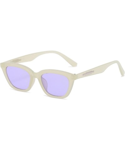 Cat Eye Small Frame Outdoor Holiday Photo Fashion Decorative Sunglasses (Color : C, Size : 1) 1 C $16.51 Designer