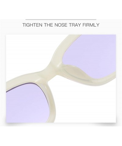 Cat Eye Small Frame Outdoor Holiday Photo Fashion Decorative Sunglasses (Color : C, Size : 1) 1 C $16.51 Designer