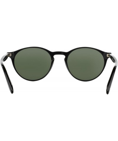 Po3092sm Steve McQueen Round Sunglasses Black/Green $111.65 Round