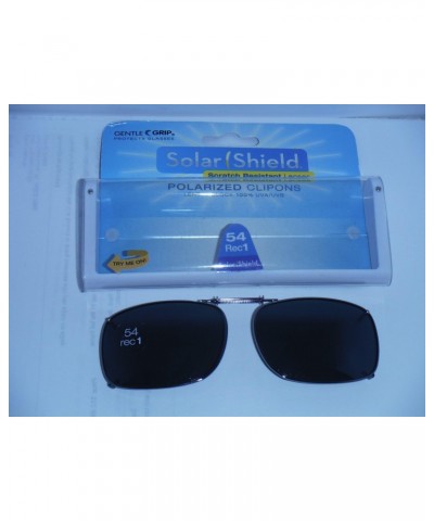 54 Rec 1 Full Frame Gray Polarized Clip on Sunglasses $11.95 Shield