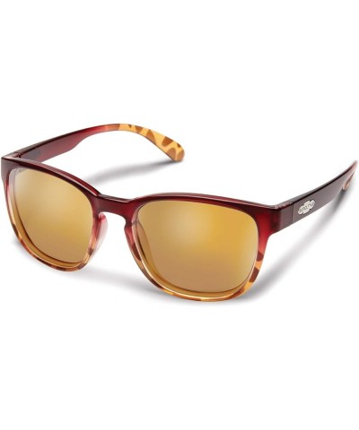 Loveseat Lifestyle Sunglasses Raspberry Tortoise Fade/Polarized Sienna Mirror $23.11 Round