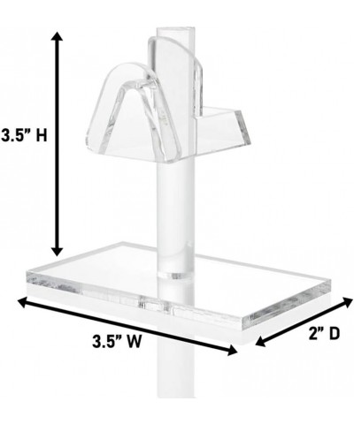 Deluxe Tier Clear Acrylic Sunglasses Eyeglasses Display Stand Holder 1 Tier Rod $11.50 Designer