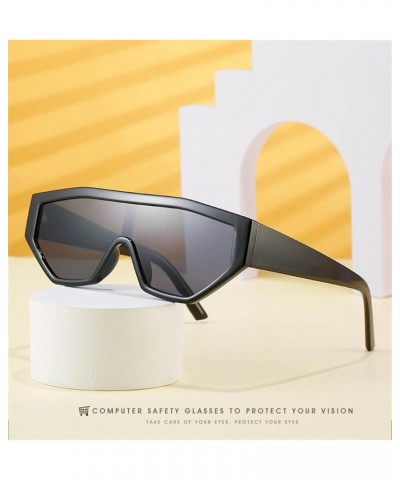 Large Frame Fashion Outdoor Vacation Retro Men and Women Sunglasses (Color : 7, Size : 1) 1 4 $20.50 Designer