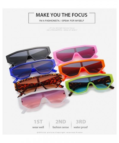 Large Frame Fashion Outdoor Vacation Retro Men and Women Sunglasses (Color : 7, Size : 1) 1 4 $20.50 Designer