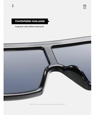 Large Frame Fashion Outdoor Vacation Retro Men and Women Sunglasses (Color : 7, Size : 1) 1 4 $20.50 Designer