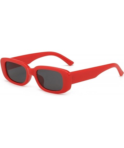 Square Fashion Men and Women Decorative Sunglasses (Color : C, Size : 1) 1 D $12.61 Designer