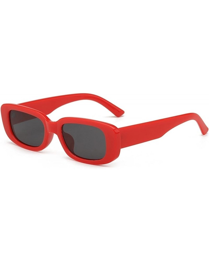 Square Fashion Men and Women Decorative Sunglasses (Color : C, Size : 1) 1 D $12.61 Designer