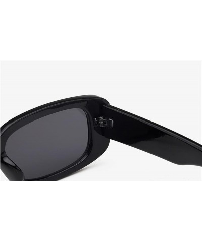 Square Fashion Men and Women Decorative Sunglasses (Color : C, Size : 1) 1 D $12.61 Designer