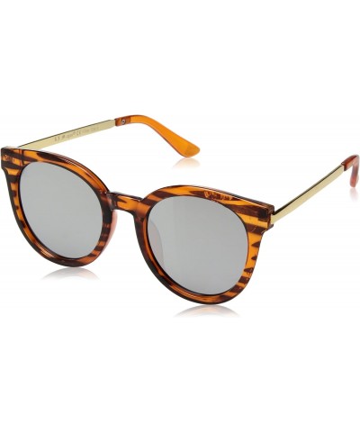 Hi There Round Sunglasses, Tortoise Stripe, 50 mm $10.21 Round