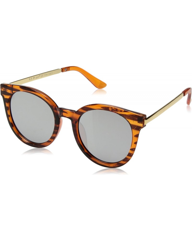 Hi There Round Sunglasses, Tortoise Stripe, 50 mm $10.21 Round