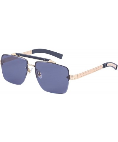 Square Sunglasses Male Business Outdoor Driver Driving Square Sunglasses (Color : F, Size : Medium) Medium B $33.62 Designer