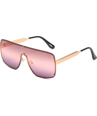 Large Frame Men's Sunglasses Women's Street Outdoor Vacation Sunshade (Color : B, Size : Medium) Medium F $27.40 Designer