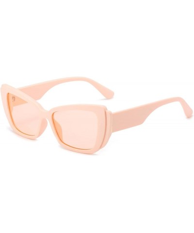 Cat Eye Men's and Women's Outdoor Holiday Sunglasses (Color : F, Size : Medium) Medium F $19.74 Designer