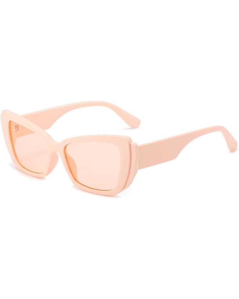 Cat Eye Men's and Women's Outdoor Holiday Sunglasses (Color : F, Size : Medium) Medium F $19.74 Designer