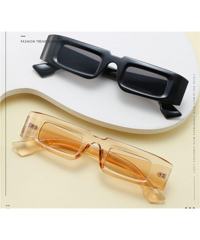 Hip-hop Fashion Sunglasses for Men and Women Outdoor Vacation Sunshade (Color : D, Size : Medium) Medium E $16.55 Designer