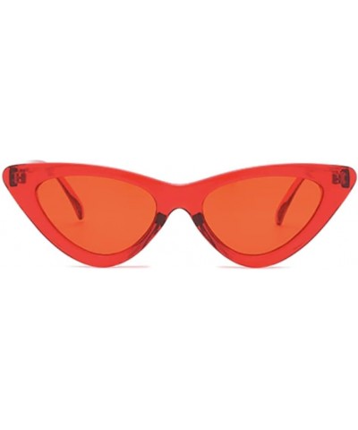 Translucent Cat Eye Sunglasses (Red), Medium $7.64 Cat Eye