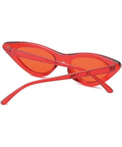 Translucent Cat Eye Sunglasses (Red), Medium $7.64 Cat Eye