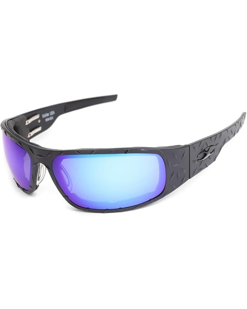 Big Daddy Bagger Polarized Mirror Lens Sunglasses with Black Diamond Frame Polarized Mirror Blue $71.72 Designer