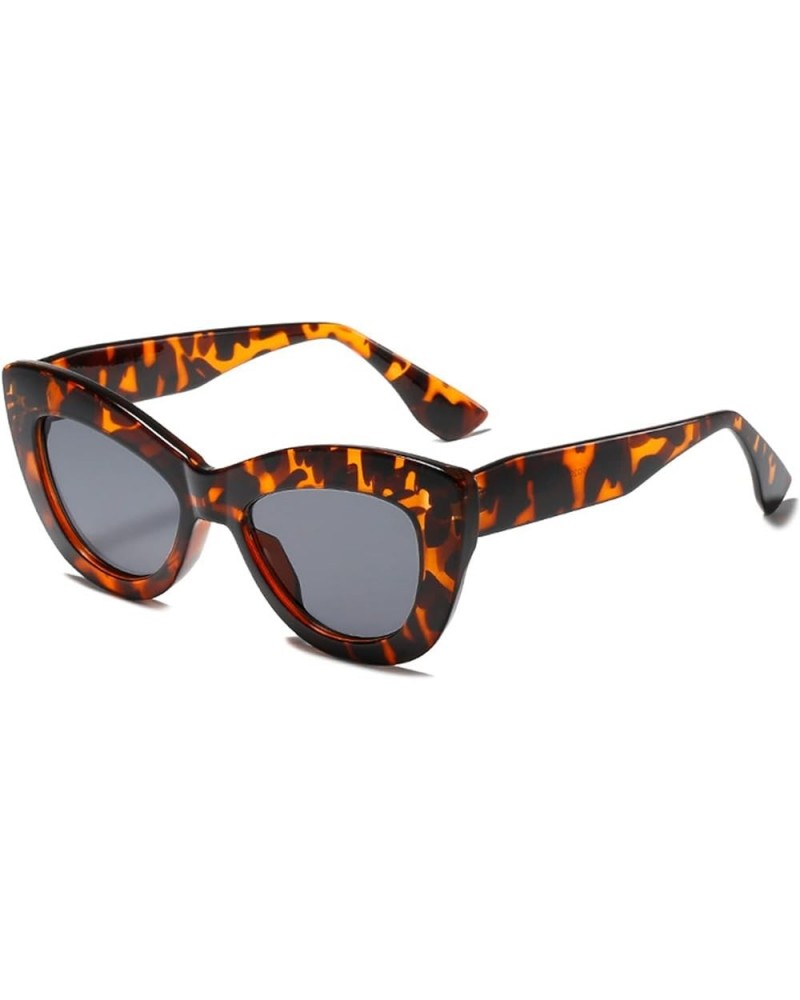 Cat Eye Men and Women Fashion Outdoor Vacation UV400 Decorative Sunglasses (Color : B, Size : 1) 1 C $16.84 Designer