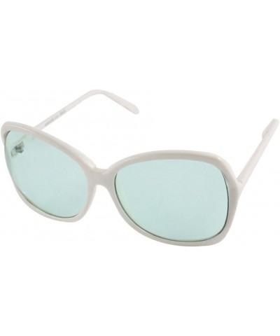 Qtqgoitem Plastic Full Frame Single Bridge Woman Spectacles Sunglasses White (Model: bc3 67c 55f f87 c33) $10.09 Designer