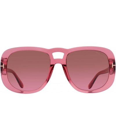 Billie Brown Gradient Square Ladies Sunglasses FT1012 72F 56 $61.82 Square