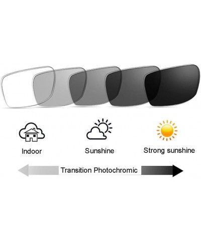 Bifocal Brushed Aluminum-magnesium Photochromic UV Protection Reading Glasses Gunmetal $17.33 Oval