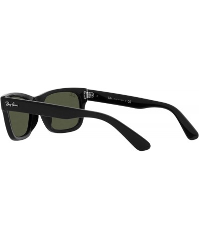 Men's RB2283 Mr. BuRBank Rectangular Sunglasses Black/Green $49.35 Rectangular