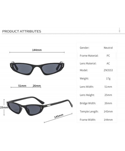 Men And Women Small Frame Triangle Personality Sunglasses Gift C $12.85 Designer