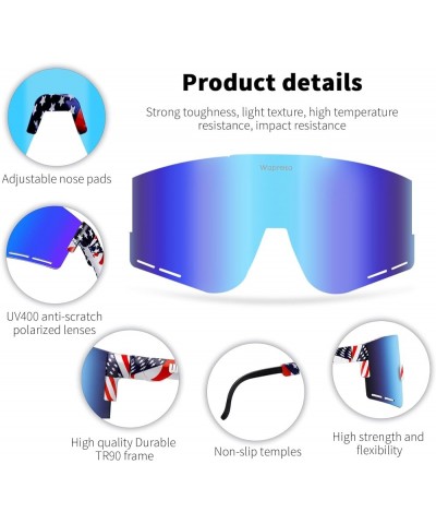 Youth Baseball Sunglasses,kids Polarized Sports Glasses for Men and Women TR90 Adjustable Temples Driving Fishing C7 $12.69 S...