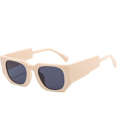 Rectangular Small Frame Men And Women Outdoor Vacation Sunglasses D $18.92 Designer