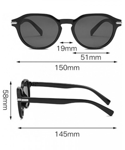 Retro Cat Eye Street Shooting Sunglasses Outdoor Vacation Sunshade (Color : E, Size : Medium) Medium C $18.51 Designer