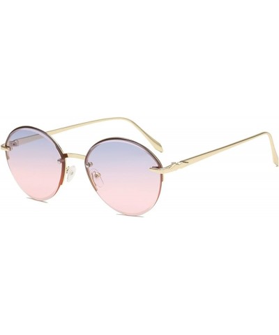 Oval Woman Fashion Sunglasses, Outdoor Vacation Decorative Sunglasses (Color : C, Size : 1) 1 F $13.24 Designer