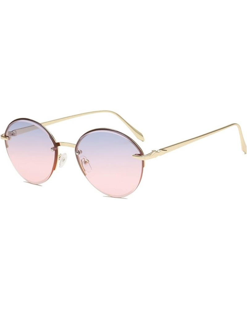 Oval Woman Fashion Sunglasses, Outdoor Vacation Decorative Sunglasses (Color : C, Size : 1) 1 F $13.24 Designer