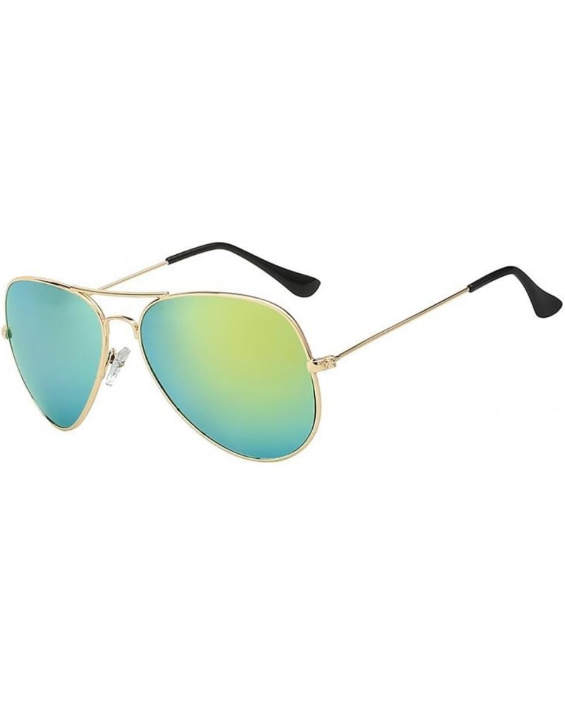 Women Pilot Vintage Retro Sunglasses Men UV400 Mirror Classic Sunglass Glasses Gold $10.04 Pilot