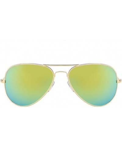 Women Pilot Vintage Retro Sunglasses Men UV400 Mirror Classic Sunglass Glasses Gold $10.04 Pilot