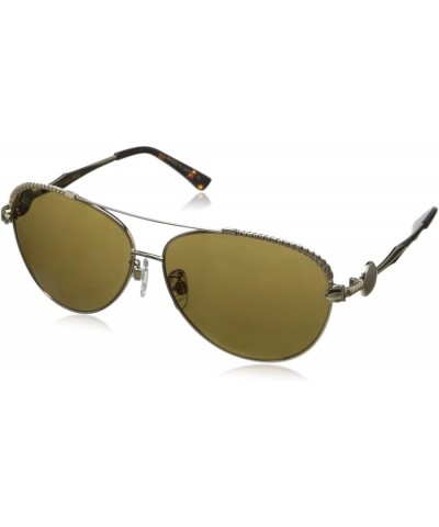 Fly Caliber Aviator Sunglasses Gold Amber/Gold $48.34 Aviator