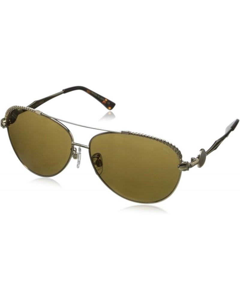 Fly Caliber Aviator Sunglasses Gold Amber/Gold $48.34 Aviator