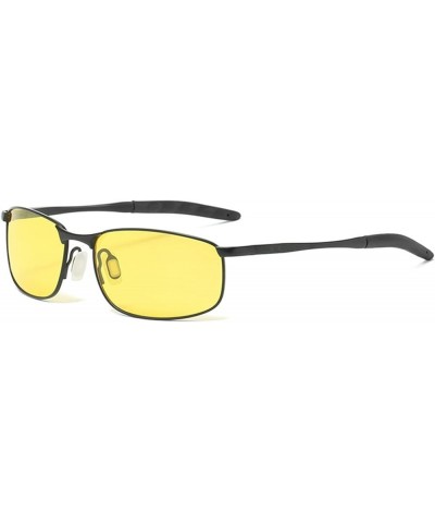 Men's Polarized Metal Sunglasses Outdoor Driving and Cycling Sunglasses (Color : G, Size : 1) 1 E $17.47 Designer