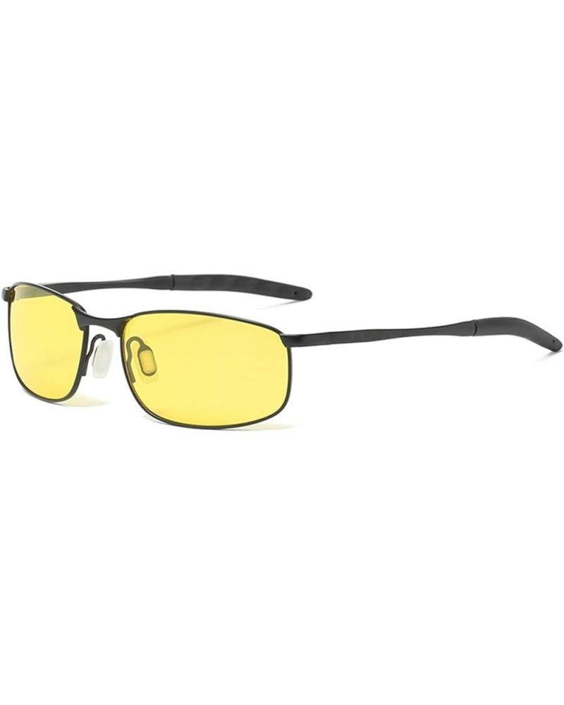 Men's Polarized Metal Sunglasses Outdoor Driving and Cycling Sunglasses (Color : G, Size : 1) 1 E $17.47 Designer