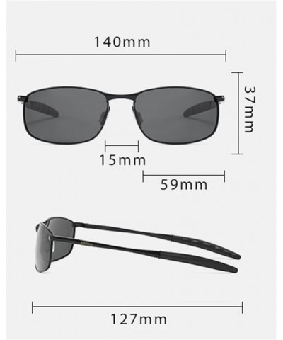 Men's Polarized Metal Sunglasses Outdoor Driving and Cycling Sunglasses (Color : G, Size : 1) 1 E $17.47 Designer