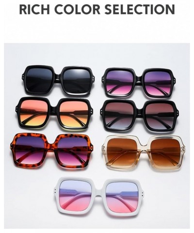 Fashion Large Frame Men and Women Vacation Beach Decorative Sunglasses (Color : 2, Size : 1) 1 5 $11.24 Designer